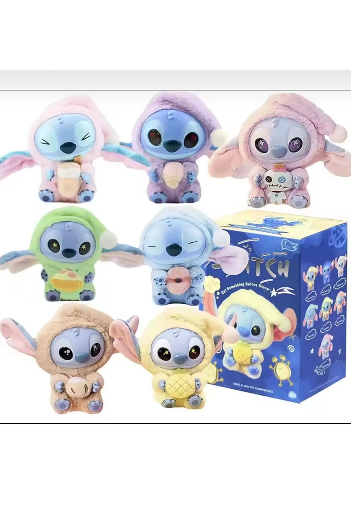 Stitch Sürpriz Anahtarlık Yeni Trend labubu model sürpriz kutusunda Rasgele Model 1 Adett