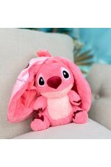 Stitch peluş oyuncak fermuarlı sürpriz peluş hediyelik uyku arkadaşı stitch peluş oyuncak